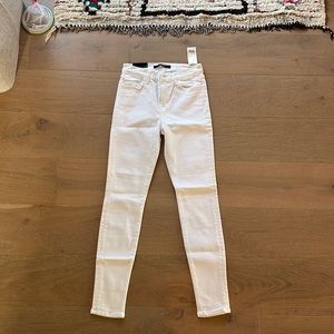 J brand Maria high rise skinny leg jeans blanc color